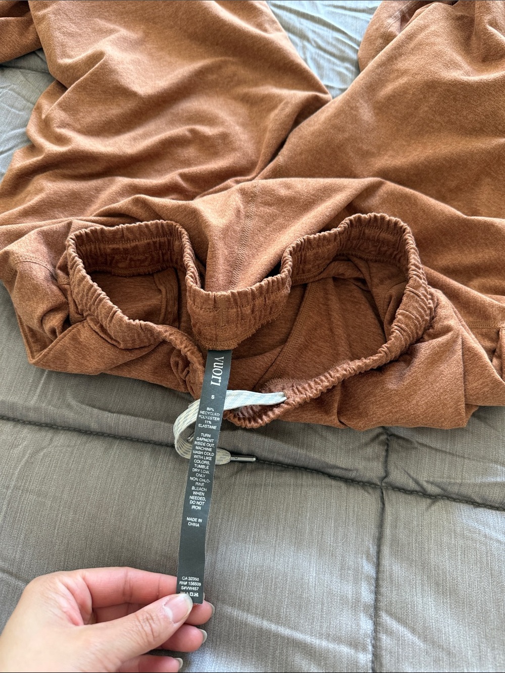 Vuori Rust Orange Track Pants - Picture 3 of 3